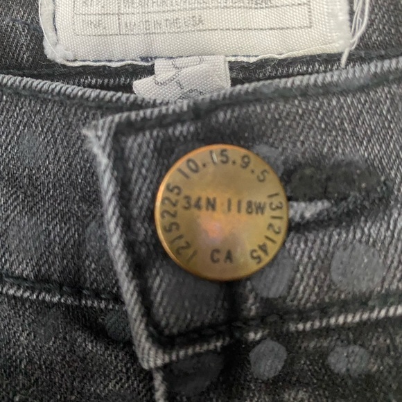 Current/Elliott- Black Stiletto‎ Polka Dot women’s jeans- size 29 - Picture 6 of 8